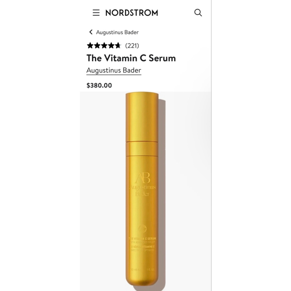 New Augustinus Bader The Vitamin C Serum